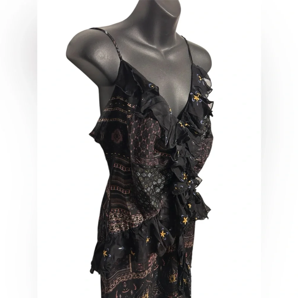 NWT Anthropologie Let Me Be floral maxi with ruffles - Picture 7 of 11